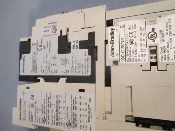 Allen Bradley Contactor 190S-DND1CC25C SER B 140M-C2E-C25 SER C 100-C23*01 Ser C For Sale - Image 3