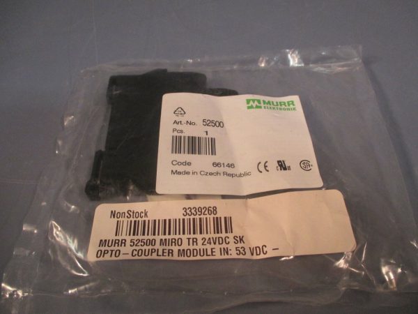 MURR Elektronic OPTO-Coupler Module Relay 52500 Supply