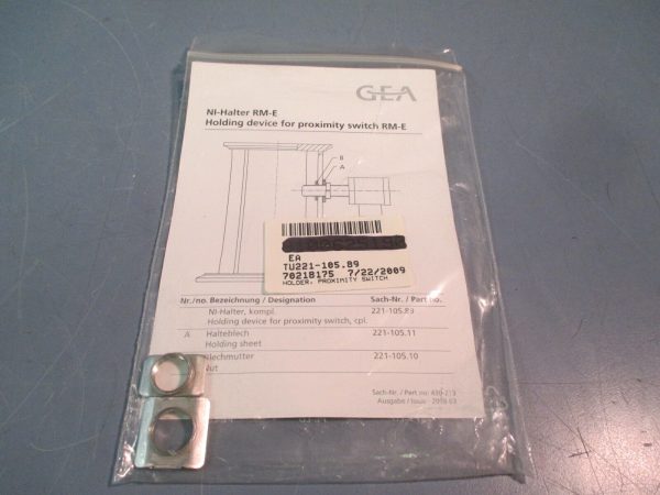 GEA TUCHENHAGN GmbH Holding Device for Proximity Switch RM-E TU221-105.89 Online Sale - Image 2