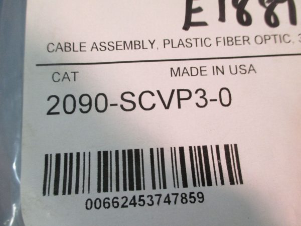 NIB Allen Bradley Cable Assembly 2090-SCVP3-0 Fiber Optic Series E on Sale - Image 2