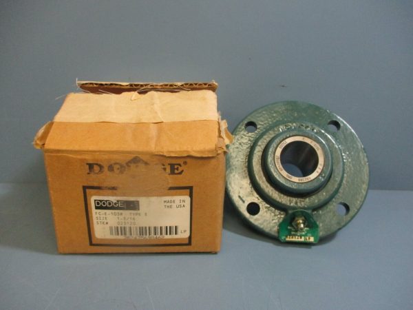 Dodge 4-Bolt Flange Bearing FC-E-103R Type E 1-3 16 NEW For Sale