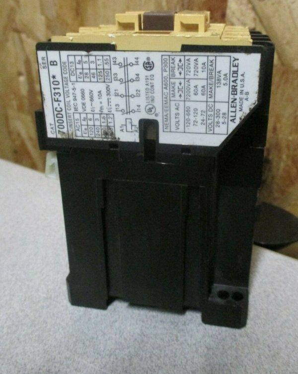 Allen Bradley Control Relay Series B 700DC-F310Z24 Online Sale