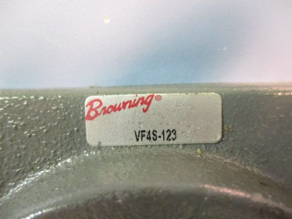 Browning Flange Block Bearing VF4S123 4-Bolt 1-5 16  Shaft NWOB Lot of 3 For Discount - Image 5