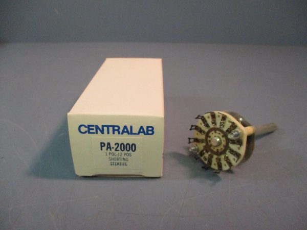 Centralab Rotary Switch PA-2000 1 Pol-12 POS Shorting Steatite NEW LOT OF 3 Fashion - Image 2