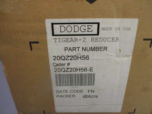 Baldor Dodge Tigear-2 E-Z Reducer 20QZ20H56 NEW on Sale - Image 2