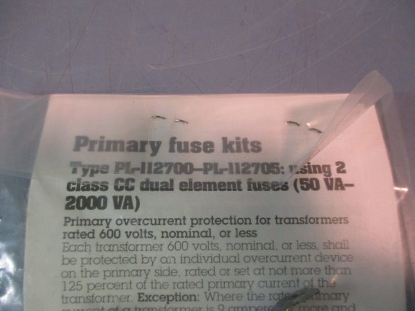 ACME Transformer Secondary Fuse Kit PL-112601 NEW LOT OF 7 Sale - Image 4