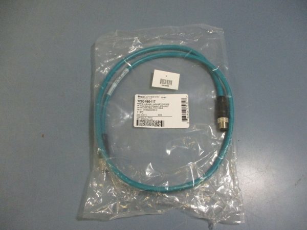 BradConnecivity 1200490417 Micro-Change Cordset 4P Male 1M Teal NEW LOT OF 5 Hot on Sale - Image 3