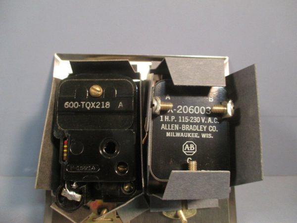 Allen-Bradley Manual Starter Motor Switch Ser A 600TQX218 For Cheap - Image 3
