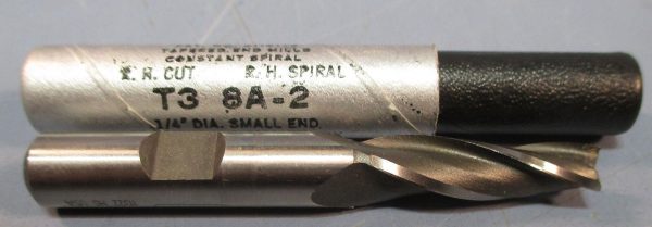 Weldon 3° Tapered End Mills T3-8A-2 1 4  DIA 3 8  SHK USA on Sale - Image 4