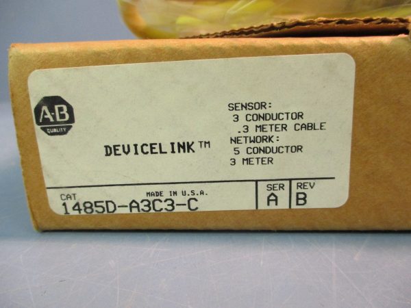 NIB Allen Bradley 1485D-A3C3-C Series A REV B Devicelink Conductor Supply - Image 4