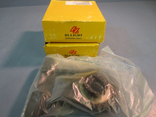 Lot of two (2) HI-LIGHT SBPH206-20HG 2-Bolt Pillow Block Bearing 1-1 4” Online Hot Sale