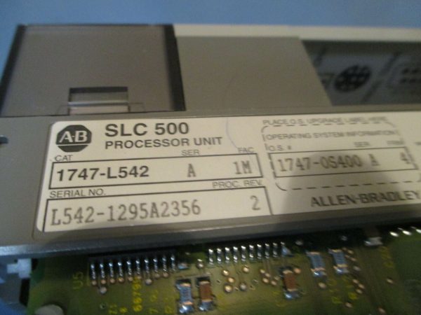 Allen-Bradley SLC 500 Processor Unit Series A 1747-L542 Sale - Image 3