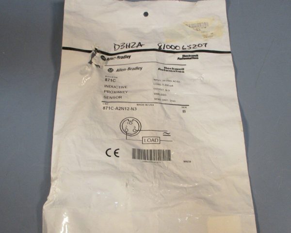Allen Bradley 871C-A2N12-N3 Series B Inductive Proximity Sensor 2 mm Distance Online Sale
