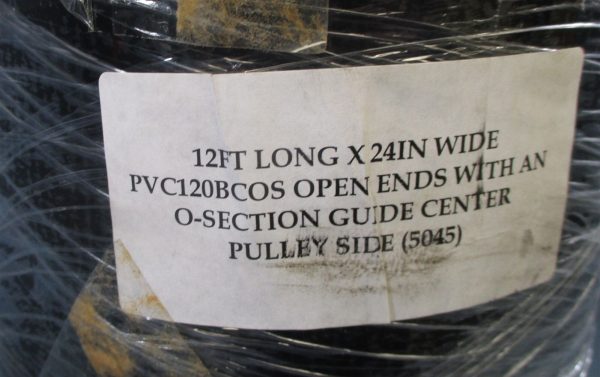 Unbranded 12 Ft x 24 IN Smooth Black Top PVC Guided Open End Conveyor PVC120BCOS Online Hot Sale - Image 2