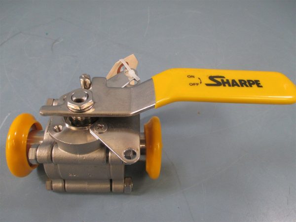 Sharpe 1-Inch CF3M Stainless Sanitary Valve 1440 PSI - New on Sale