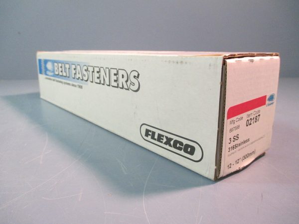 FLEXCO CLIPPER 3G BELT FASTENERS GALVANIZED 12  WITHOUT PINS 12 STRIPS 02187 Online - Image 5