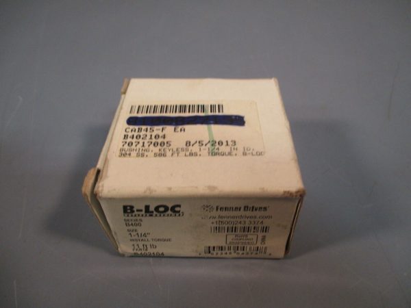Fenner Drives B-LOC Keyless Bushing Series B400 Size 1-1 4  B402104 Supply - Image 3