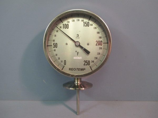 REOTEMP Thermometer 0-250 DEG F 12724-T02 Fashion