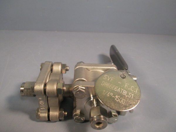 SVF FLOW CONTROLS BALL VALVE 1500PSI CF3M 1 4  D86666ATBLS1 For Cheap - Image 2