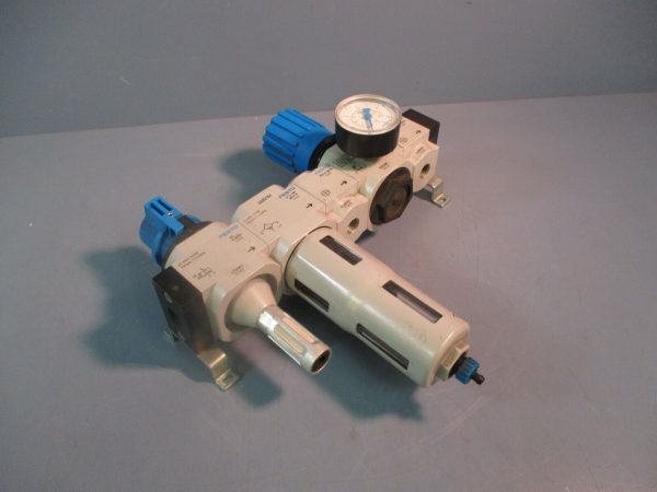 Festo Pneumatic Filter Regulator Valve Assembly HE-…-D-MIDI LF-D-5M-MIDI-A &More Online now - Image 2