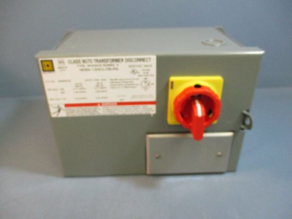 Square D 9070MN500G0D1 Transformer Disconnect 230 460V .5 kVA 50 60Hz NEW Online Sale - Image 2