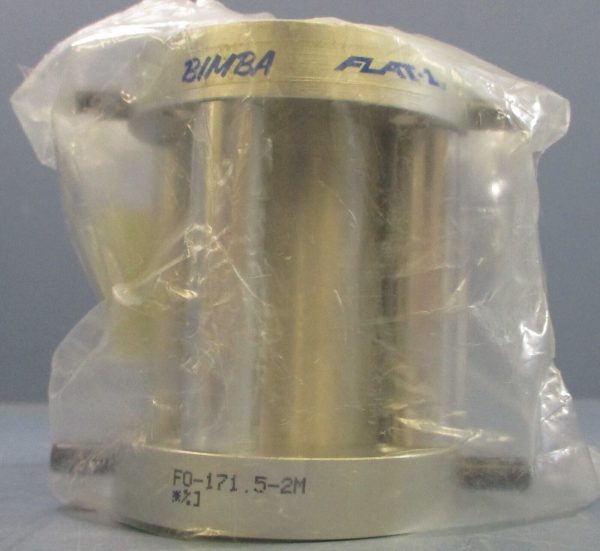 Bimba Flat-1 F0-171.5-2M Dbl Acting Air Cylinder 1-1 2  Stroke, 1-1 2  Bore For Sale - Image 3