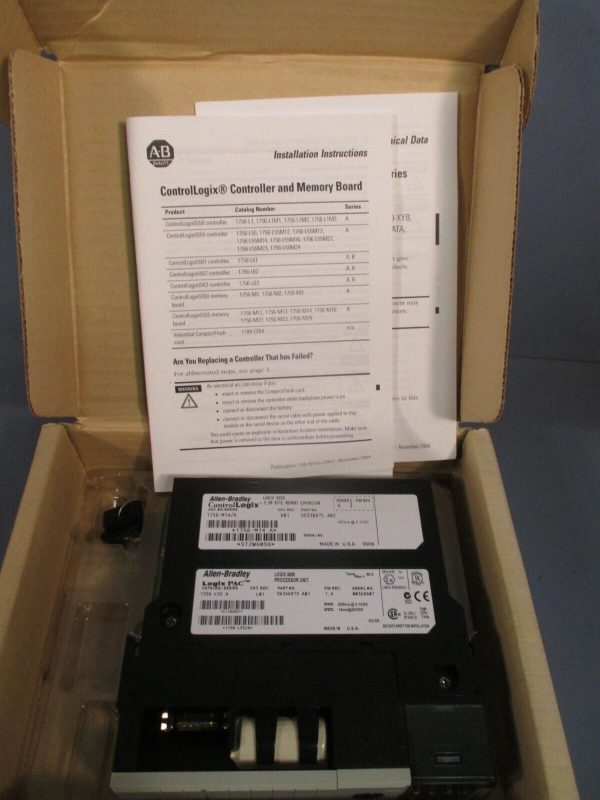 Allen-Bradley ControlLogix Logix5555 Control Processor Series A 1756-L55M14 For Sale - Image 2