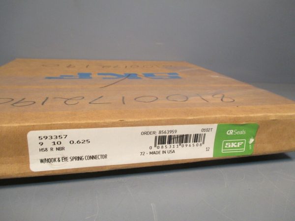 SKF CRSeals w Hook & Eye Spring Connector 593357 9 10 0.625 Online - Image 2