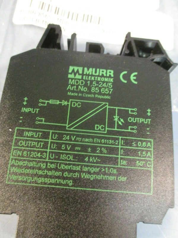 Murr Elektronik Converter Switch 1.5-24 5 85 657 Sale - Image 4