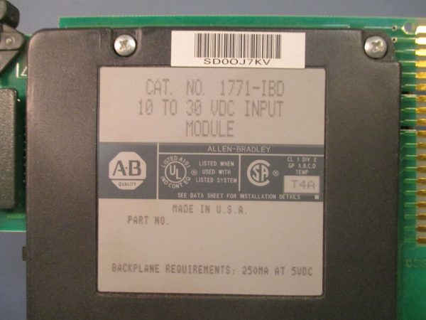 Allen Bradley 10-30VDC Input Module 1771-IBD Discount - Image 2