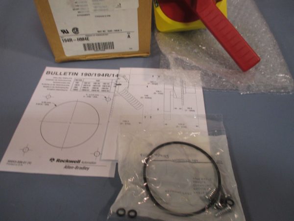 Allen Bradley Disconnect Switch Operating Handle Ser. A 194R-HM4E For Cheap - Image 4