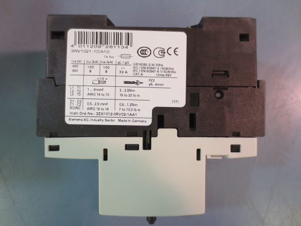 New SIEMENS 3RV1021-1DA10 Motor Starter Manual Starter Online now - Image 4
