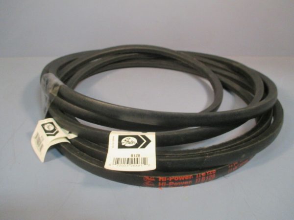 GATES Hi-Power II V-Belt (Lot of Two) B128 For Sale - Image 3