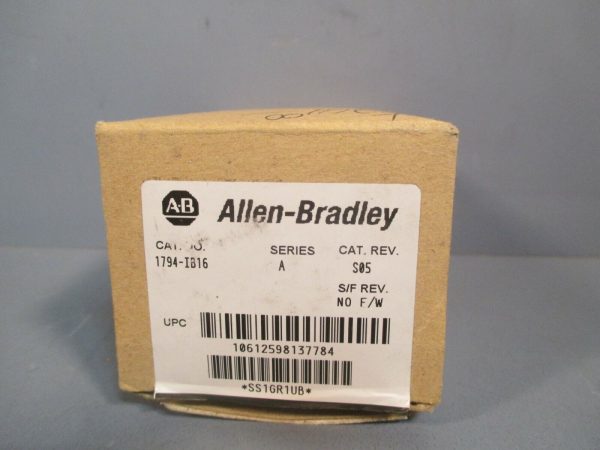 Allen Bradley Flex I O Input Module 24V Series A 1794-IB16 Online Hot Sale - Image 2
