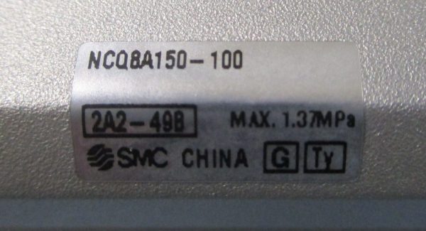 SMC NCQ8A150-100 Pneumatic Cylinder 5 8  Bore 1  Stroke 2A2-49B 1.37MPa Max For Sale - Image 4