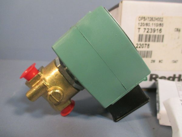 ASCO RED HAT 1 8 SOLENOID VALVE SERIAL #T723916 OPSF826H002 Online now - Image 2
