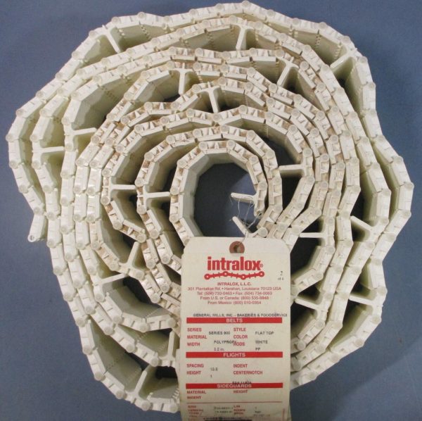 Intralox 900 Series White Conveyor Belt 3.2  W x 19.59  L 10.8  Spacing 220 Rows Discount - Image 2
