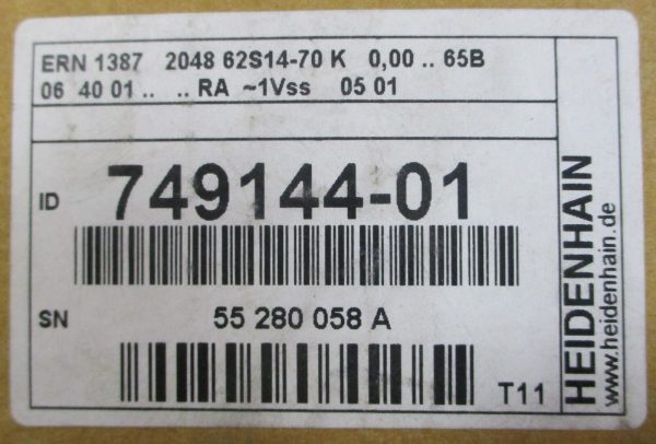 Heidenhain 749144-01 Rotary Encoder ERN 1387 2048 62S14-70 K Online now - Image 2