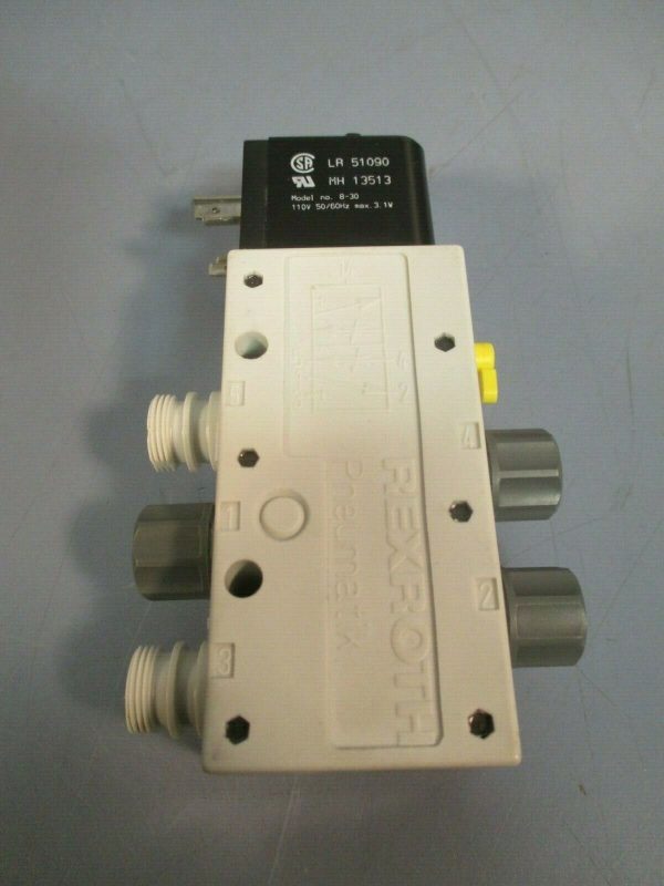Rexroth Pneumatic Directional Solenoid Valve R412009690 w Coil 5428477772 on Sale - Image 4