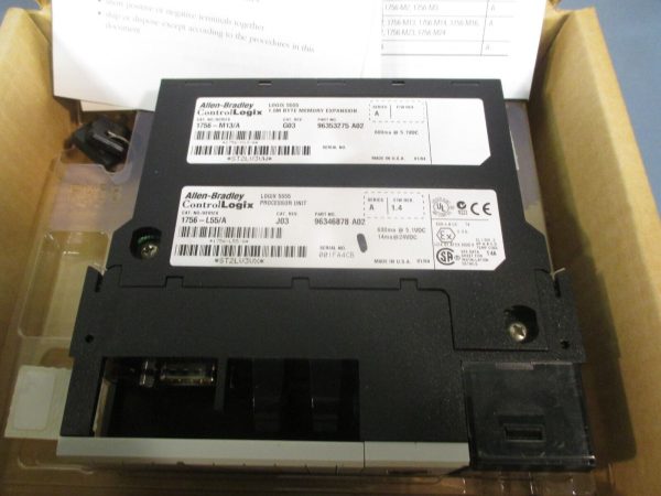 ALLEN BRADLEY CONTROLOGIX PROCESSOR CPU W  KEY LOGIX 5555 SER. A 1756-L55 Cheap - Image 3