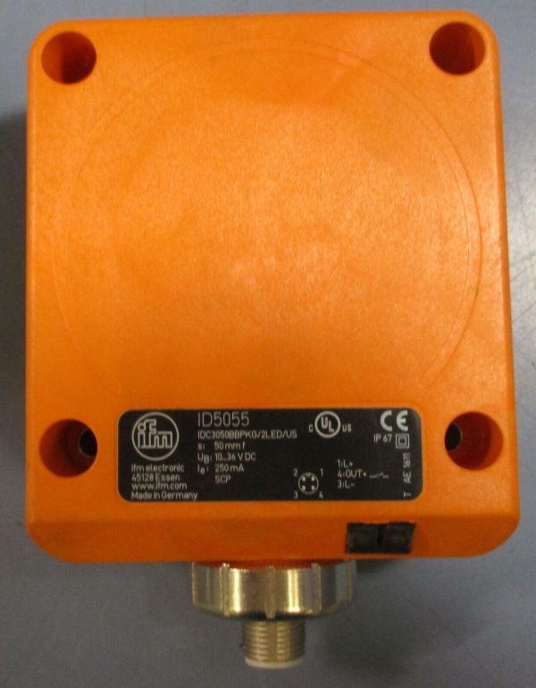 IFM Electonic ID5055 Proximity Sensor 10-36VDC 250mA 50mm f Online now - Image 5