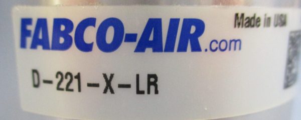 Fabco D-221-X-LR Pneumatic Cylinder Pancake Original Series 1-5 8  Bore 1  Str. Discount - Image 4