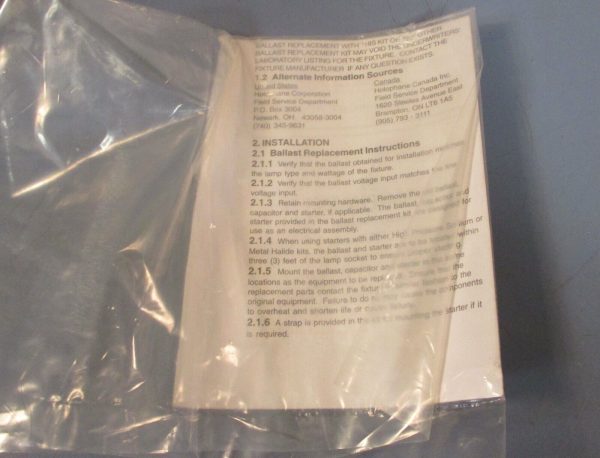 Holophane Lighting RBK400MHMTA 400 Watts MH MT Volts Ballast Replacement Supply - Image 3
