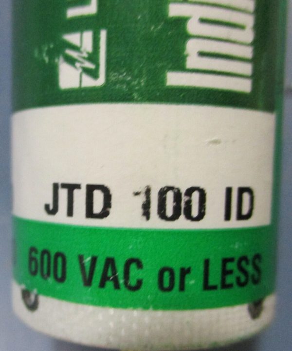 (Lot of 2) Littelfuse JTD 100 ID Dual Element Time Delay Limiting Fuse 600 VAC Online - Image 5