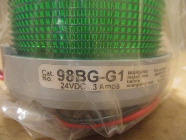 Edwards Signaling Light Duty Strobe Light 24VDC 0.3 Amps GREEN NEW IN BOX on Sale - Image 2