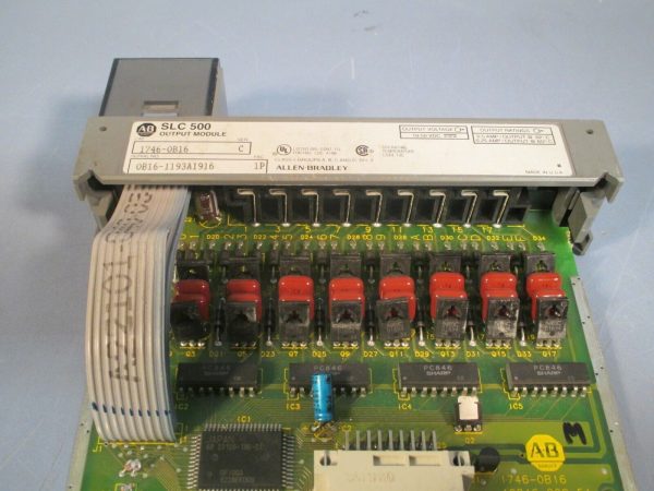 Allen-Bradley SLC 500 Output Module Ser C 1746-OB16 Online Hot Sale - Image 3