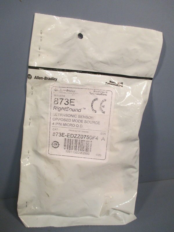 Allen-Bradley Bulletin 873E RightSound Ultrasonic Sensor Ser A 873E-EDZZ0750F4 Hot on Sale