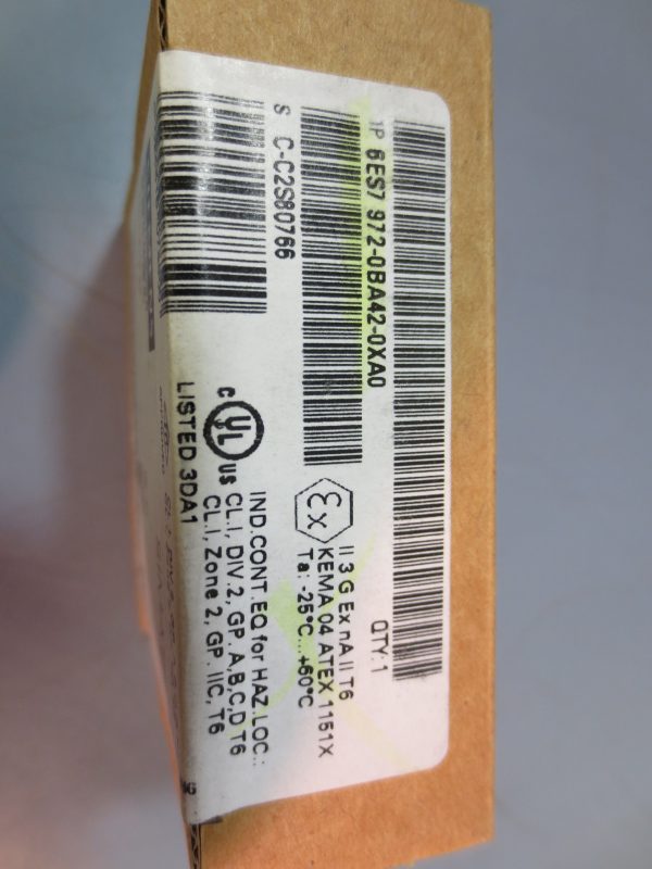 NEW Lot of 2 SIMENS SIMATIC 972-0BA42-0XA0 Bus Connector Supply - Image 3