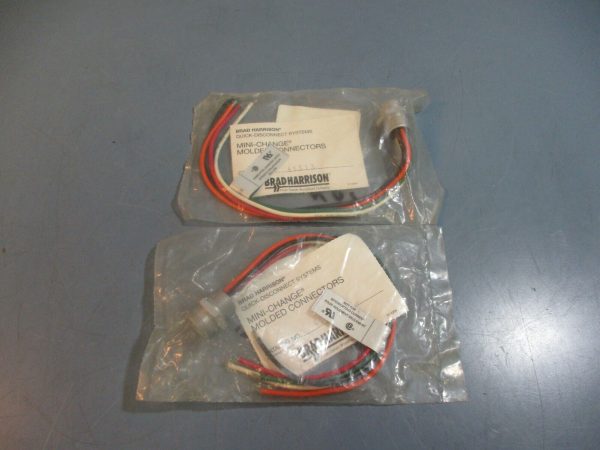 Brad Harrison Mini-Change Molded Connectors 41313 NEW LOT OF 2 Fashion