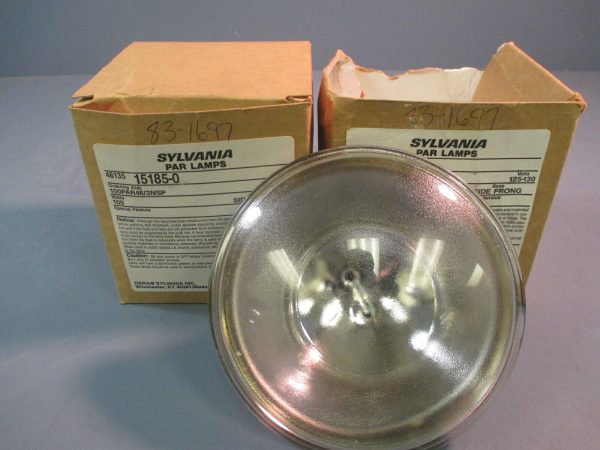 SYLVANIA INCANDESCENT LAMP LIGHT BULB 100 WATTS 15185-0 LOT OF TWO For Sale